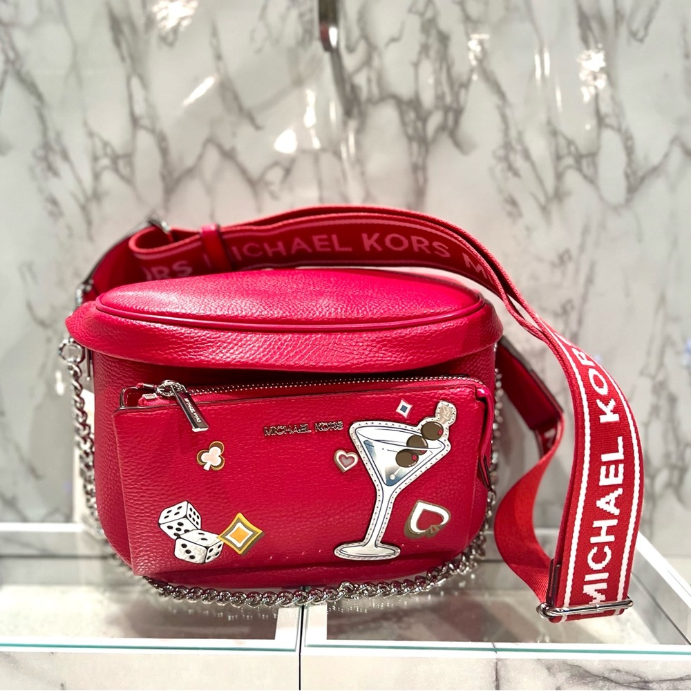 Michael Kors Slater Medium Embellished Sling Pack NWT - Picture 9 of 12